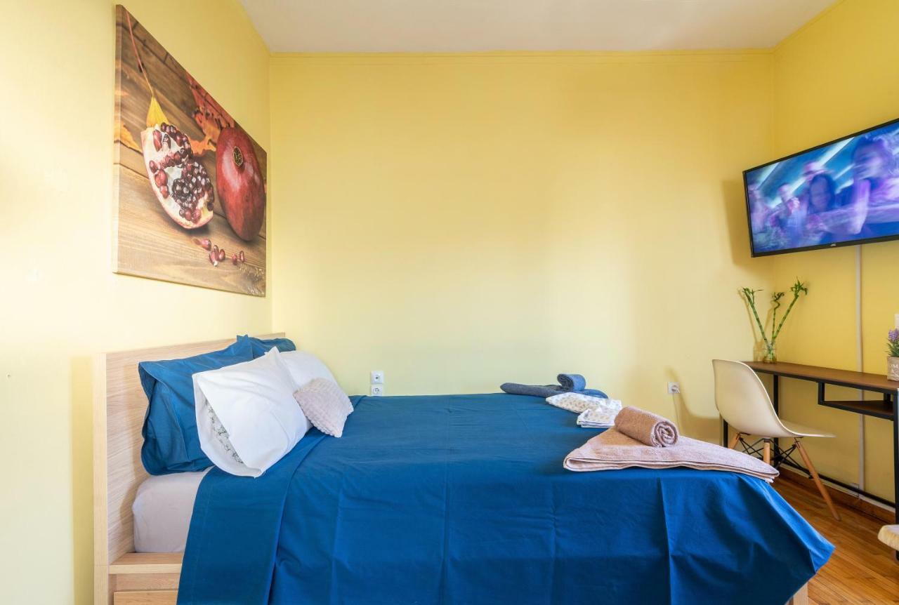 Central 6Th Floor Studio Near Metro & View&200Mbps Atenas Exterior foto
